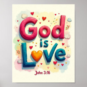 Gott ist Liebe Poster