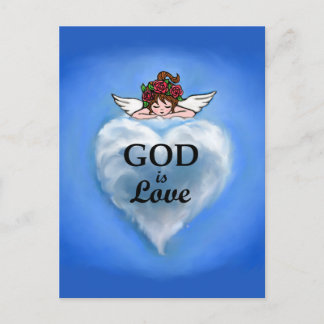 Gott ist Liebe Postkarte