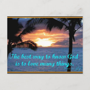 Gott ist Liebe Postkarte