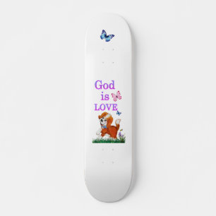 Gott ist Liebe Skateboard