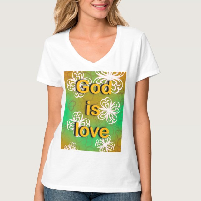 Gott ist Liebe T-Shirt (Vorderseite)
