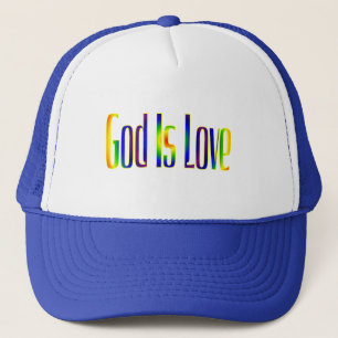 Gott ist Liebe Truckerkappe