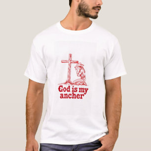 Gott ist mein Anker Premium Herren T-Shirt