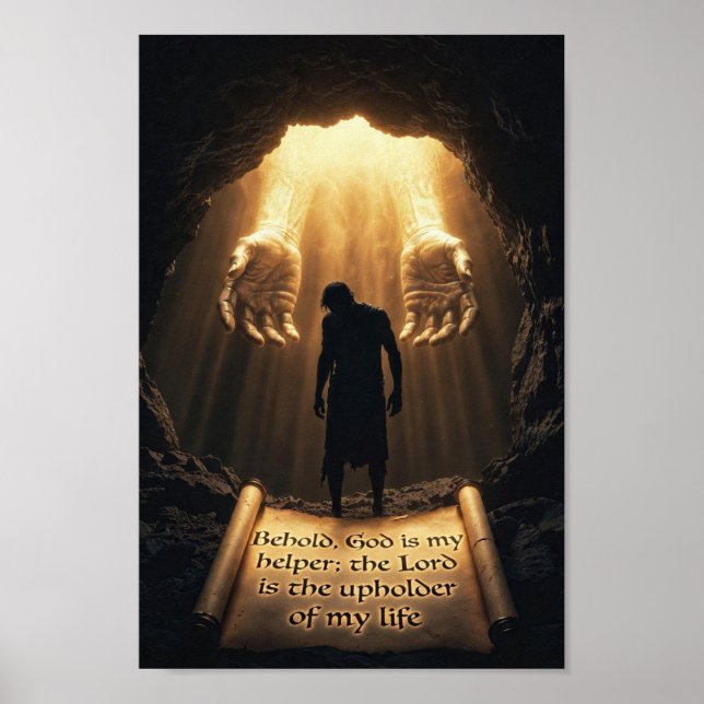 Gott ist mein Helfer Poster (Vorne)