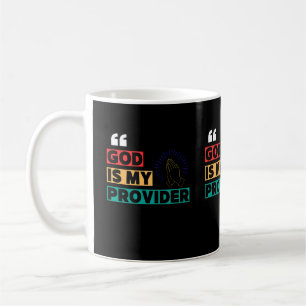 Gott ist mein Provider Kaffeetasse