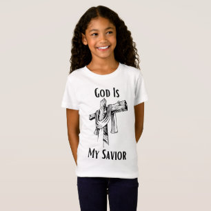 Gott ist meine Retter-Bibel Christlich T-Shirt