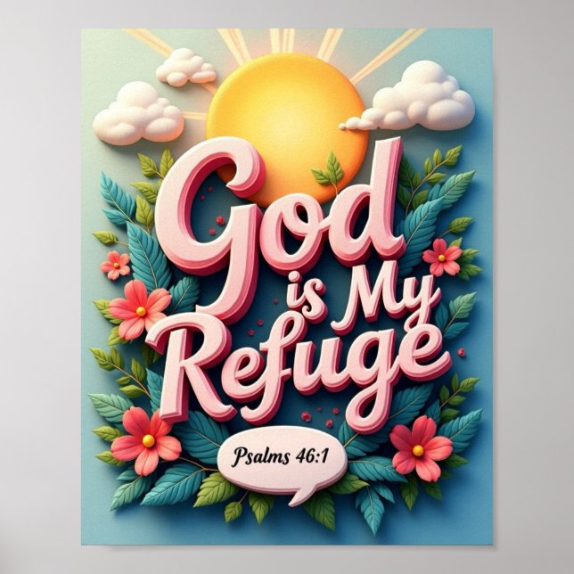 Gott ist meine Zuflucht Poster (Vorne)