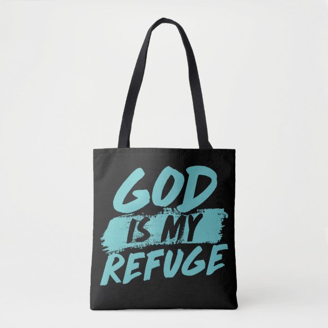 Gott ist meine Zuflucht-Tasche (Vorderseite)