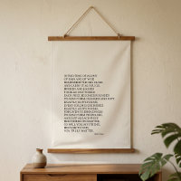 Gott ist mit dir Inspirierendes Gedicht-Teppich Cr