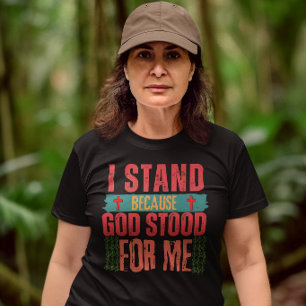 Gott ist mit mir: Bibelvers Schrift Christlich T-Shirt