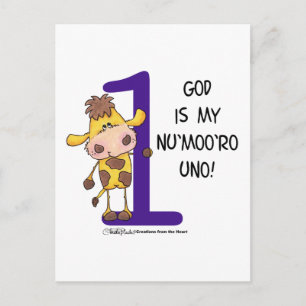 Gott ist Nu'moo'ro Uno! Postkarte