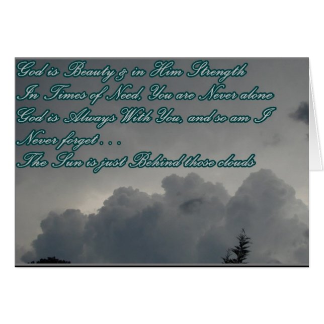 Gott ist Stärke (Vorderseite (Horizontal))