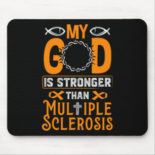 Gott ist stärker als Multiple Sklerose Mousepad