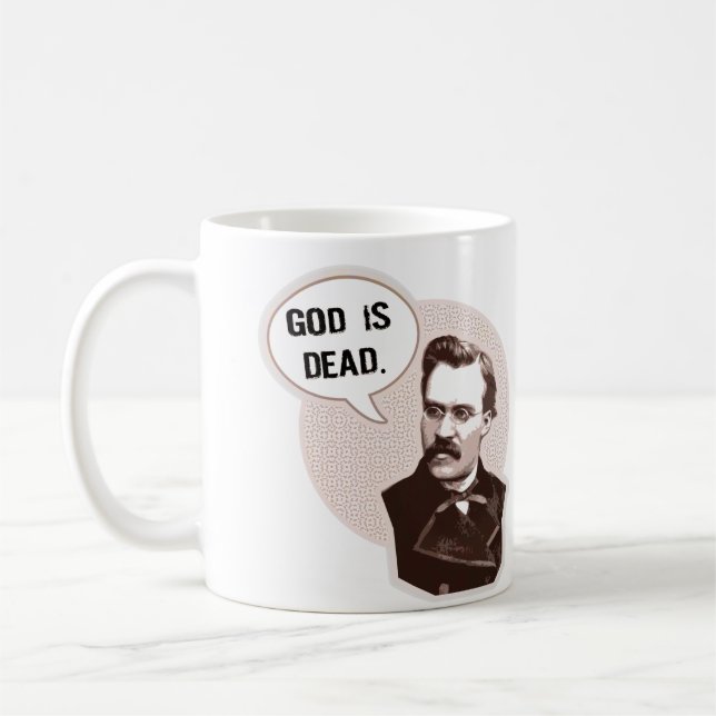 Gott ist tot (Nietzsche) Tasse (Links)