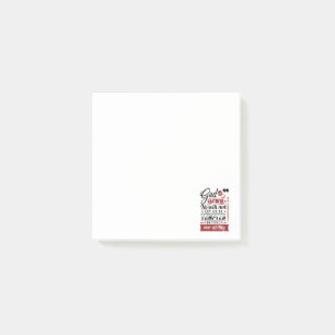 Gott ist treu – 1. Korinther 10,13 Bibelvers Post-it Klebezettel