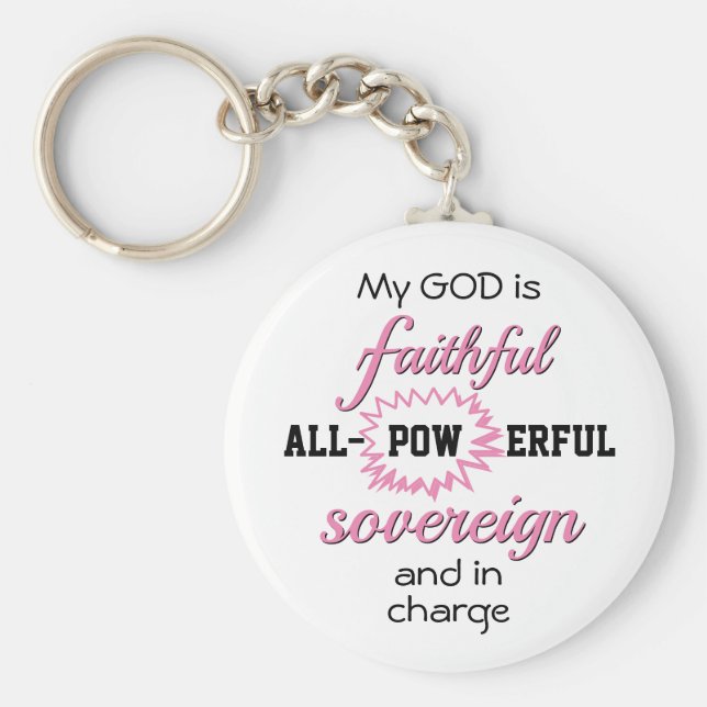 Gott ist treu Christlich Schlüsselanhänger (Vorne)