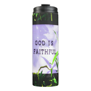 Gott ist treu Christlich Thermosbecher