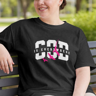 Gott ist überall Christliche Streetwear Tri-Blend Shirt