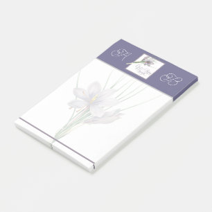 Gott ist unsere Zuflucht und Stärke Monogramm Post-it Klebezettel