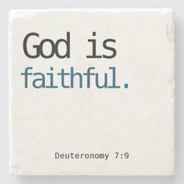 Gott ist zuverlässig steinuntersetzer