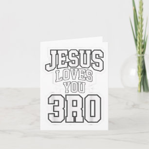 Gott Jesus Liebe Bro Funny Christlich Teen Girl B Karte