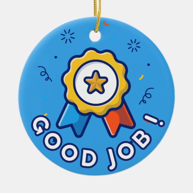 Gott Job Keramik Ornament (Vorne)