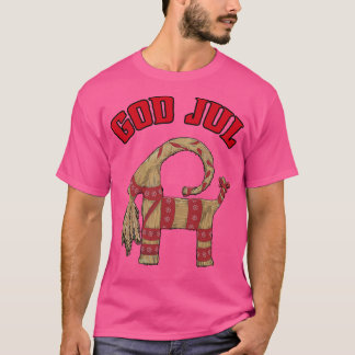 Gott Jul Frohe Weihnachten Julbock Straw Goat 1 T-Shirt