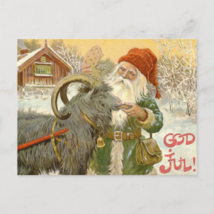 Gott Jul Frohe Weihnachten! von Jenny Nystrom Postkarte