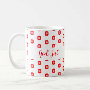 Gott Jul Frohe Weihnachts-Muster Weihnachtsgeschen Kaffeetasse
