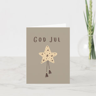 Gott jul (julkort) Schwedens Weihnachten Karte