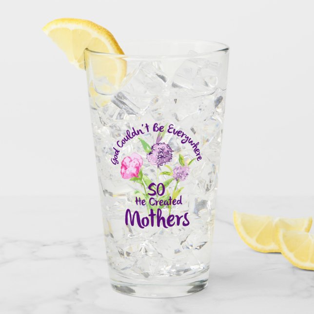 Gott konnte nicht überall sein, also erschuf er Mü Glas (Vorderseite Ice)