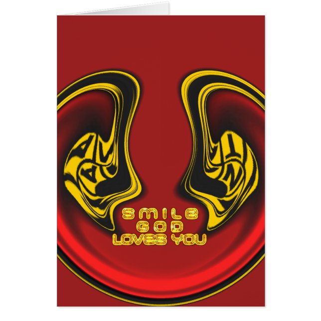 Gott lächeln Lieben Sie schöne Phantastische Texta (Vorne)