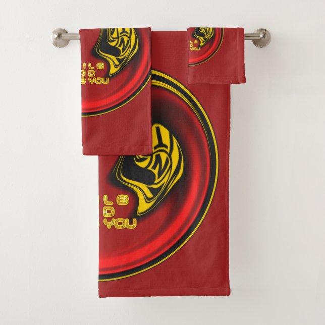 Gott lächeln Lieben Sie schöne Phantastische Texta Badhandtuch Set (Insitu)