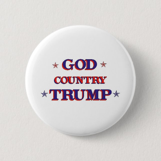 GOTT-LAND-TRUMPF BUTTON (Vorderseite)