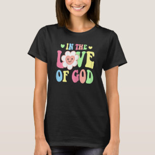 Gott Liebe Daisy Blume Christlicher Glaube an den T-Shirt