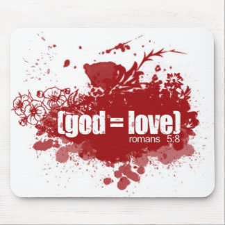 GOTT- = LIEBE-Kopie Mousepad