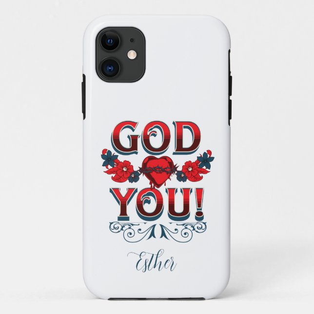 Gott Liebe Sie iPhone / iPad Gehäuse Case-Mate iPhone Hülle (Rückseite)