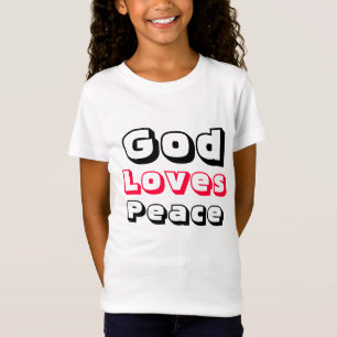 Gott Lieben Frieden Kinder T - Shirt