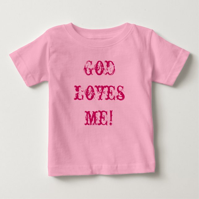 Gott-Lieben ich! Baby-T-Shirt Baby T-shirt (Vorderseite)