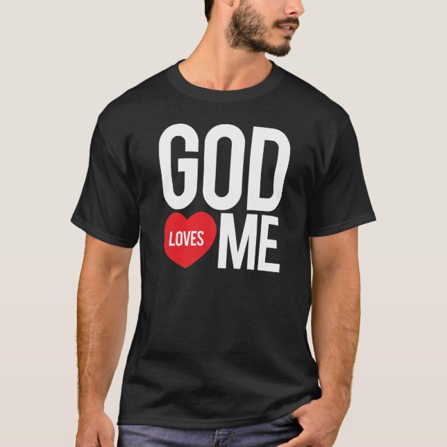 Gott-Lieben ich T-Shirt (Vorderseite)