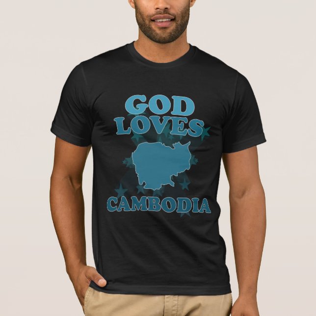 Gott-Lieben Kambodscha T-Shirt (Vorderseite)