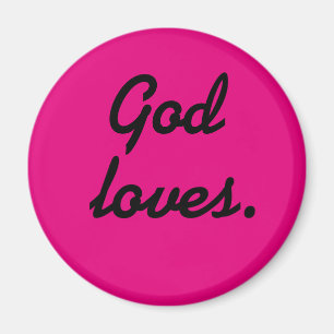 Gott-Lieben Magnet
