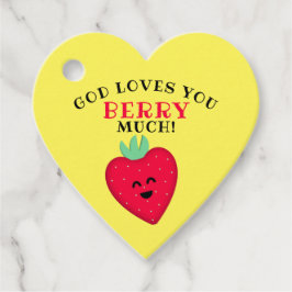 Gott Lieben Sie Berry Much Strawberry Herz Geschenkanhänger