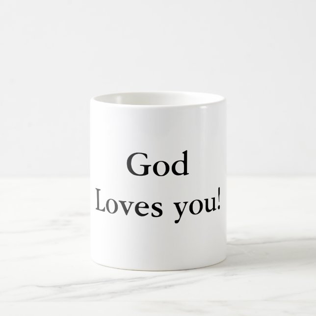 Gott-Lieben Sie! Kaffeetasse (Mittel)