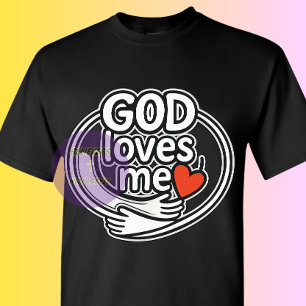 GOTT liebt mich - Christlich T-Shirt