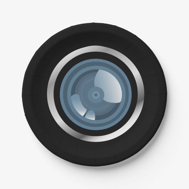 Gott! Linsenpapierplatte der Kamera Pappteller (Vorderseite)