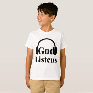 Gott listet die tibetischen Quotenboys auf T-Shirt