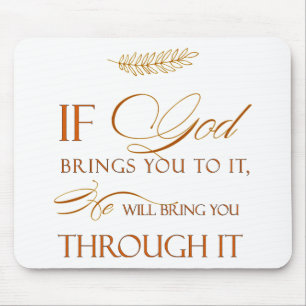 Gott macht weg mousepad