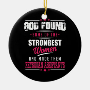 Gott machte Arzt-Assistenten unglaublich witzig Keramik Ornament