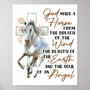 Gott machte ein Pferd aus dem Atem des Windes Das Poster